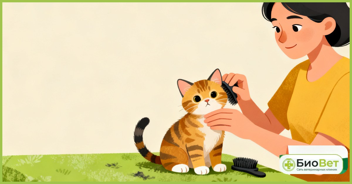 Чистка зубов кошке дома: уход с котёнка
